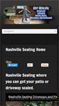 Mobile Screenshot of nashvillesealing.com