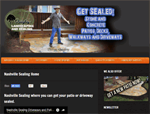 Tablet Screenshot of nashvillesealing.com